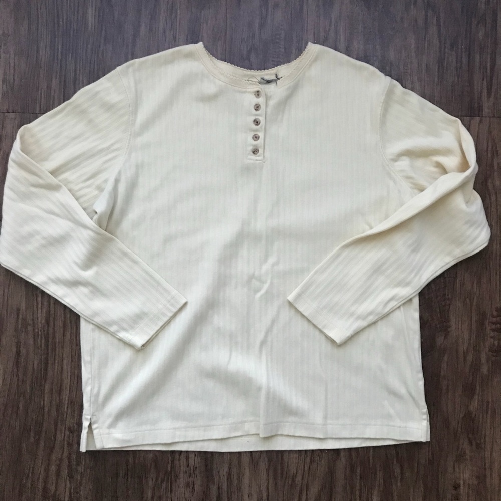 Yellow Henley top